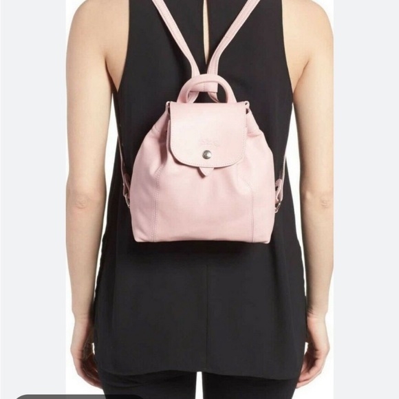 LONGCHAMP PINK LE PILAGE
CUIR BACKPACK - Picture 3 of 7
